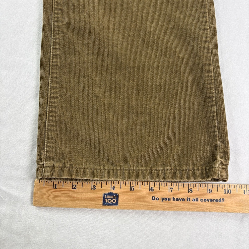 Polo Ralph Lauren Corduroy Pants Mens 42x32 Brown 750 Bootcut Chino - Picture 9 of 12